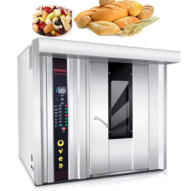 Rotary Bakery Oven - Gas Diesel Industrial Rotary Oven for