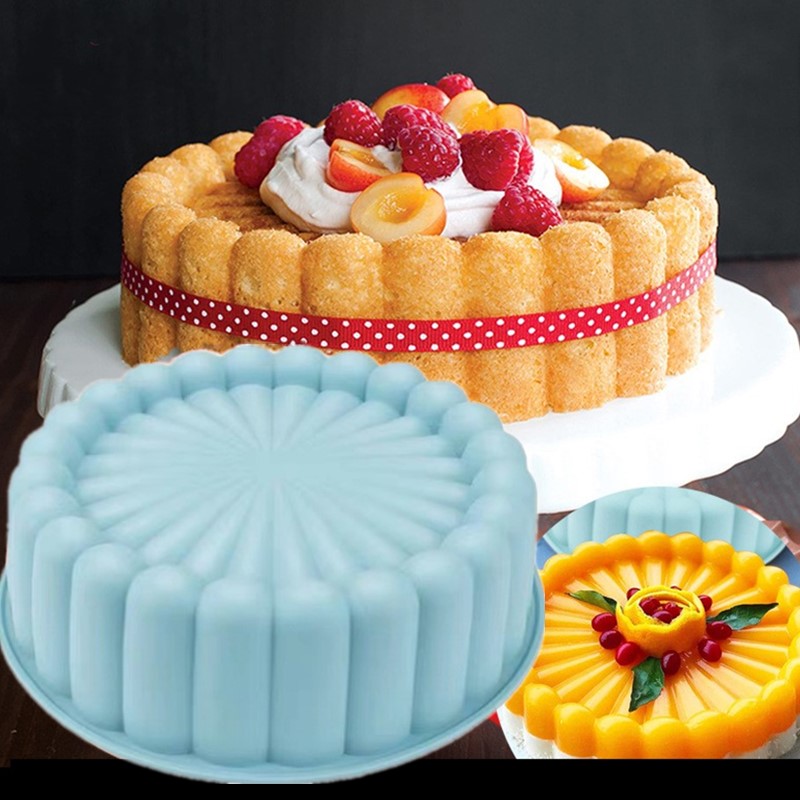 Rotary Bakery Oven - Silicone Charlotte Cake Pan Nonstick Baking