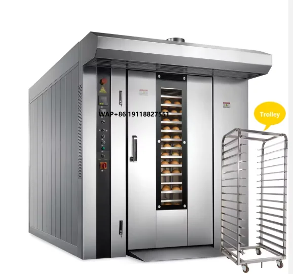 Rotary Bakery Oven - 16/32/64 Tray Commercial Electric Rotary Rack