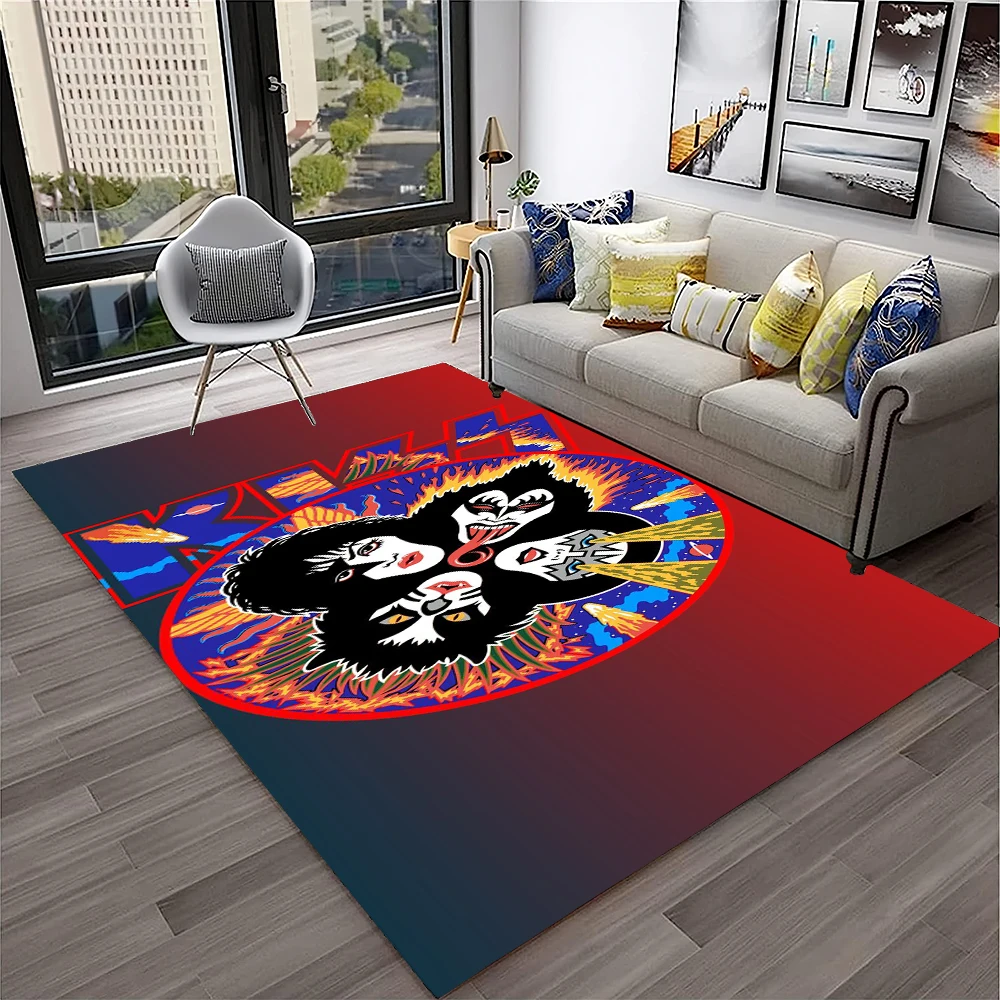 Commercial Kitchen Mats - Retro KISS Rock Band Carpet Rug