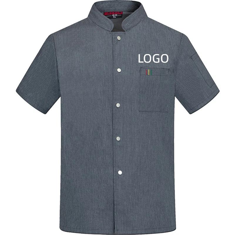 Commercial Kitchen Services - Men Women Chef Uniforms Short Sleeves
