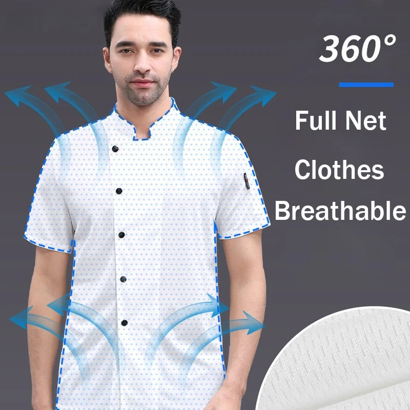 Commercial Kitchen Services - Plus Size Chef's Suit for Men