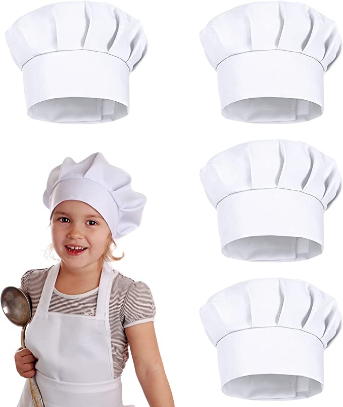 Commercial Kitchen Services - 4PCS White Party Cap Hat Costume