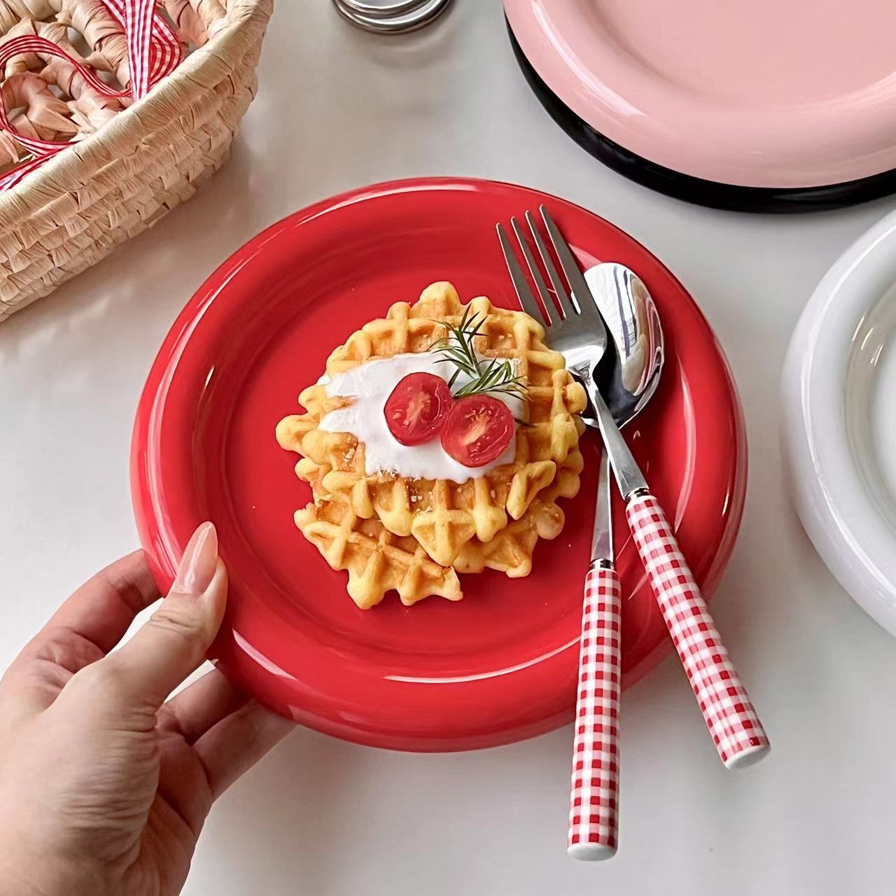 Nordic Creative Ceramic Plate  - Commercial Kitchen Services ulasan dan harga