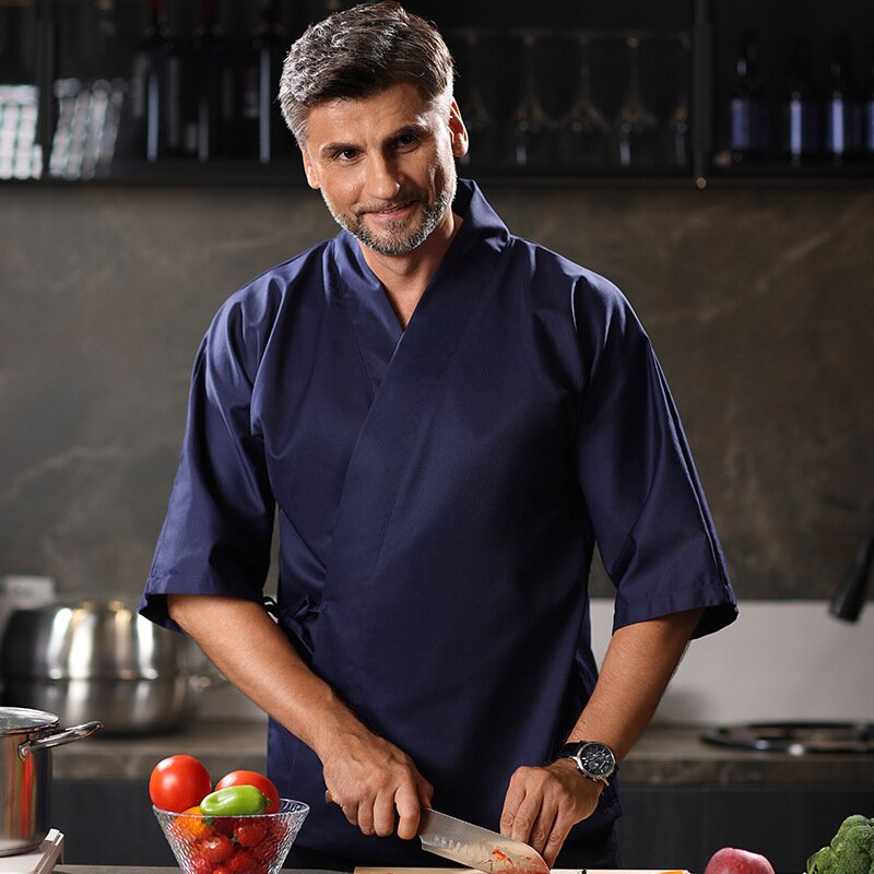 Chef Uniform 3/4 Sleeves Resta - Commercial Kitchen Services ulasan dan harga