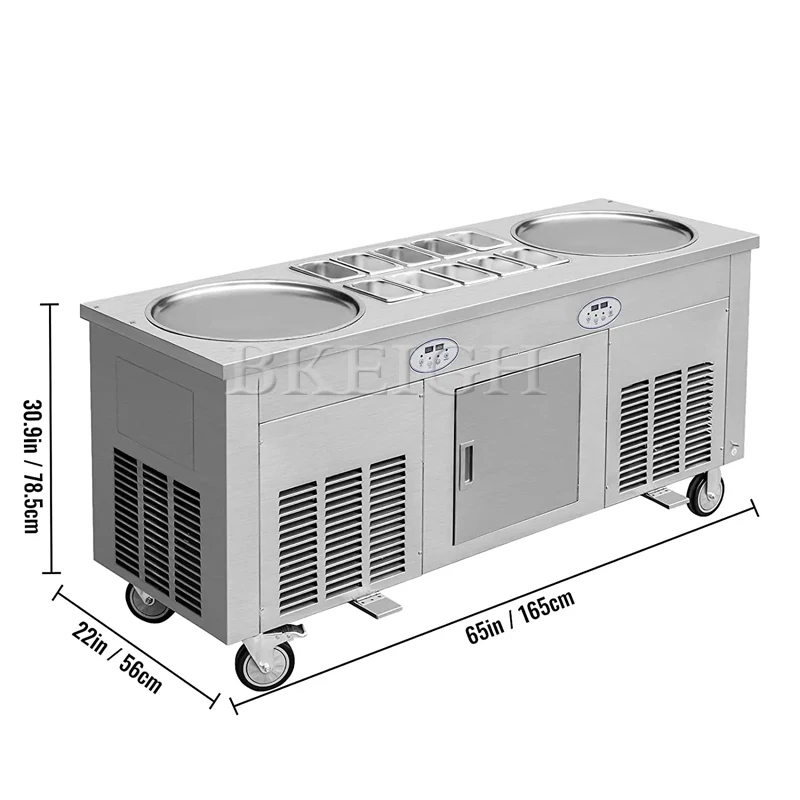 Automatic Large Pot Ice Cream  - Commercial Kitchen Ice Machine ulasan dan harga