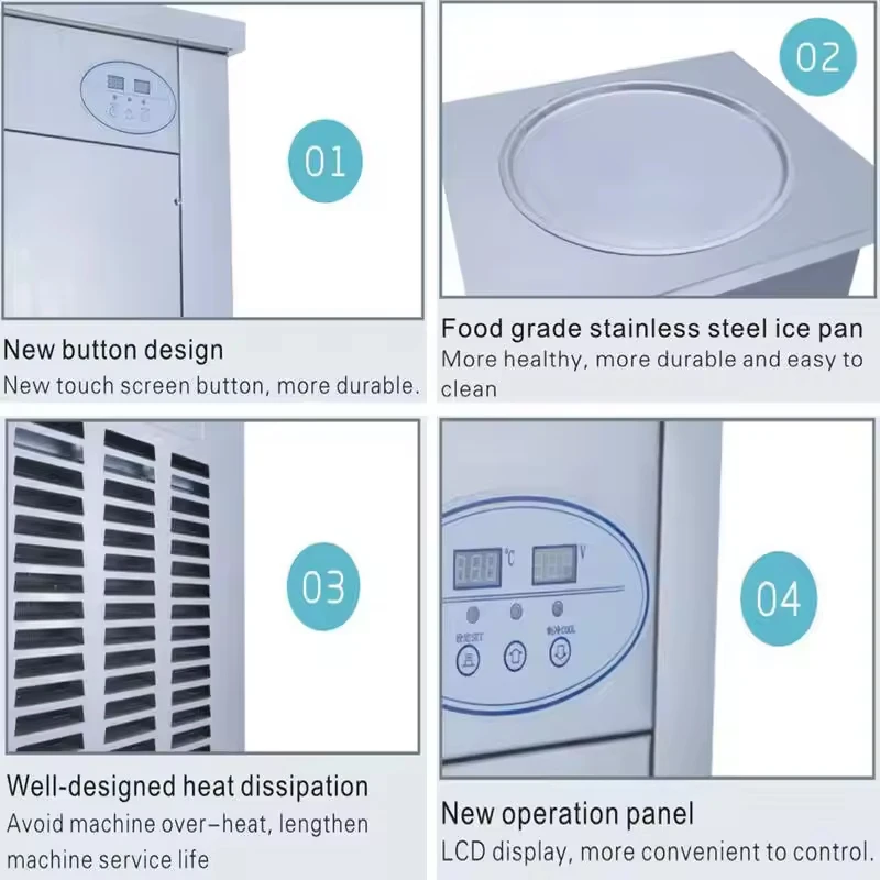 Automatic Large Pot Ice Cream  - Commercial Kitchen Ice Machine ulasan dan harga