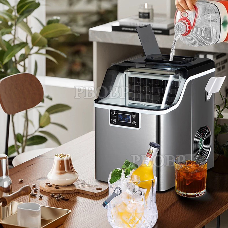 PBOBP Ice Cube Maker 30KG Wate - Commercial Kitchen Ice Machine ulasan dan harga