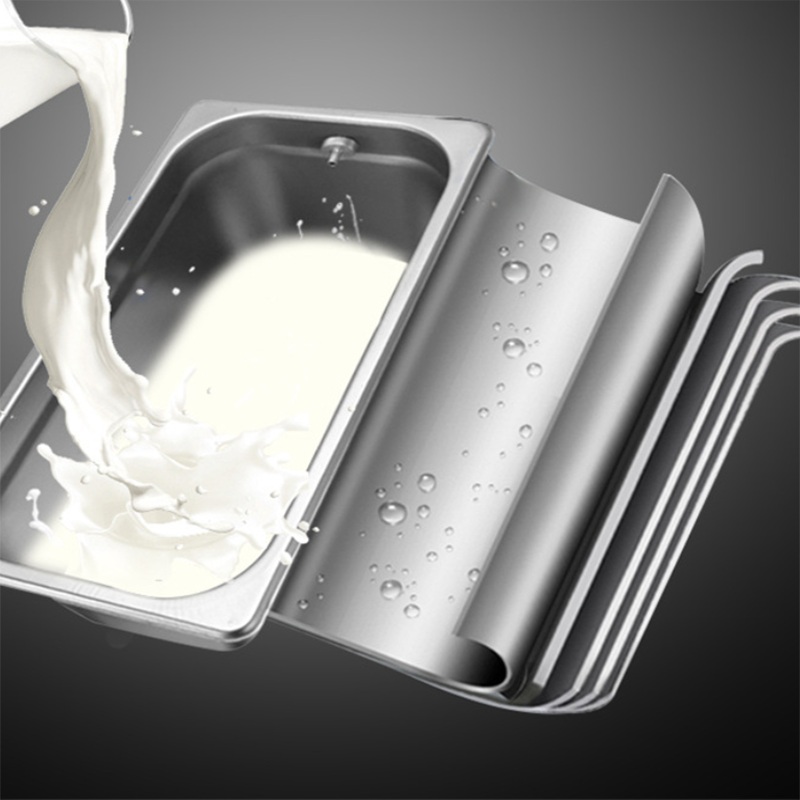 Stainless Steel Ice Cream Mach - Commercial Kitchen Ice Machine ulasan dan harga