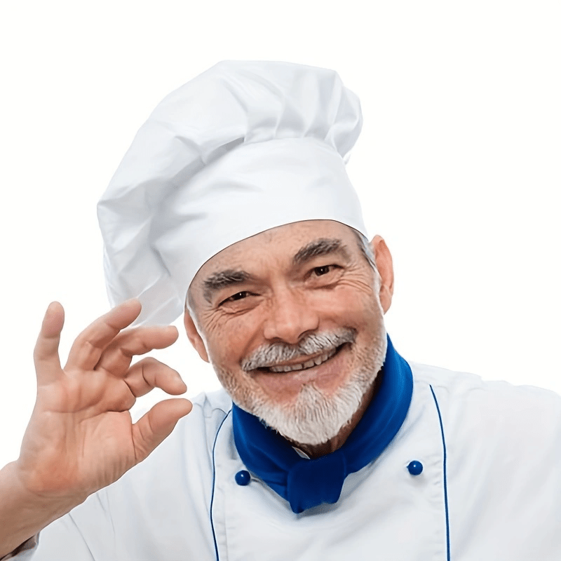 3pcs Chef Hat Adult Adjustable - Commercial Kitchen Services ulasan dan harga