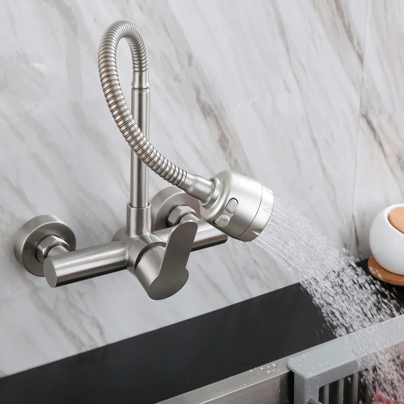 304 Stainless Steel Kitchen Fa - Commercial Kitchen Faucet ulasan dan harga