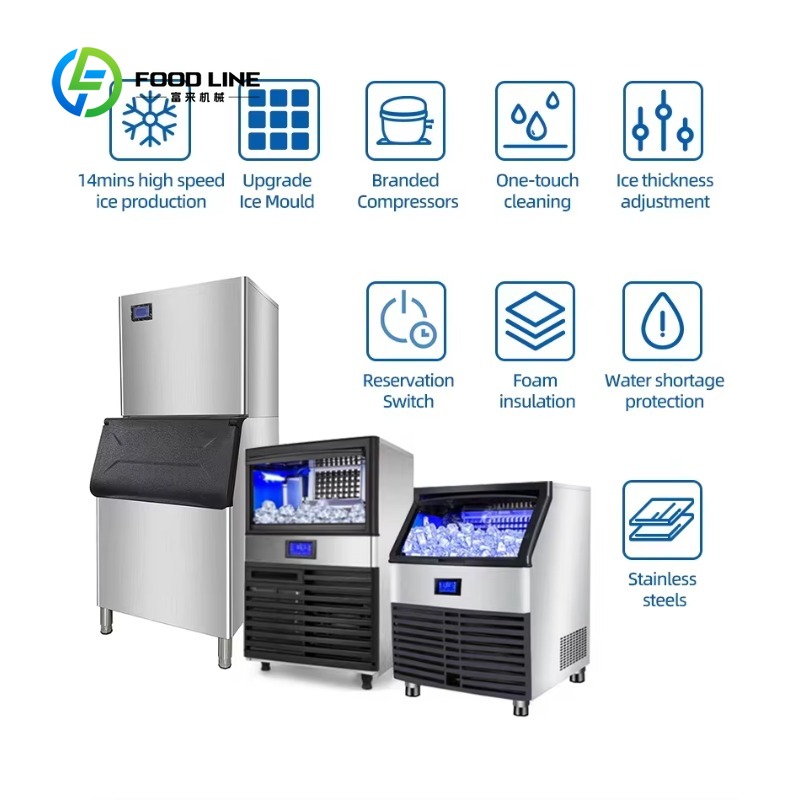 Commercial Ice Cube Maker Mach - Commercial Kitchen Ice Machine ulasan dan harga