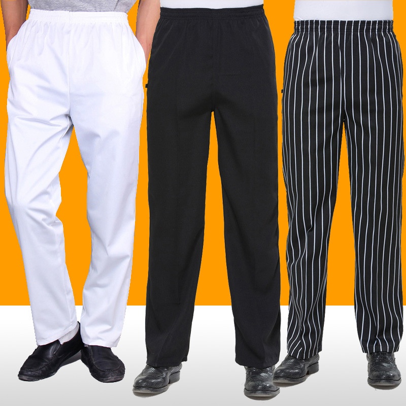 Chef Pants for Men Women Black - Commercial Kitchen Services ulasan dan harga