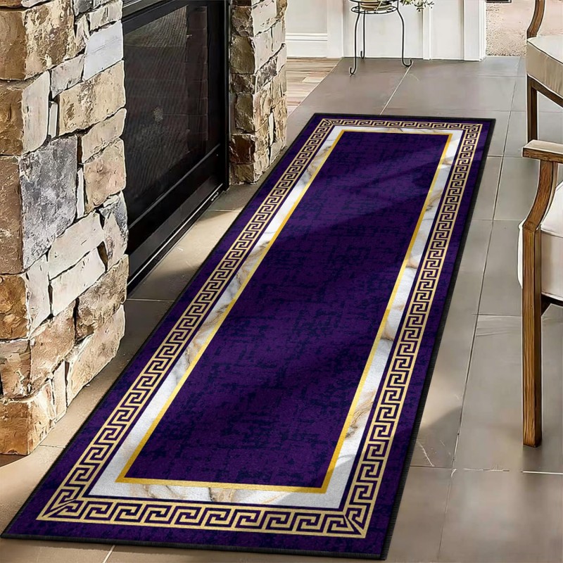 Abstract Art Runner Rug Blue Y - Commercial Kitchen Mats ulasan dan harga