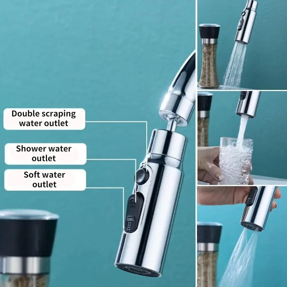 1pc 3 in1 Flexible Kitchen Fau - Commercial Kitchen Faucet ulasan dan harga