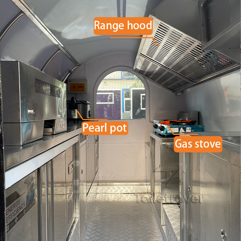 Mobile Towable Food Truck Trai - Commercial Kitchen Uk ulasan dan harga