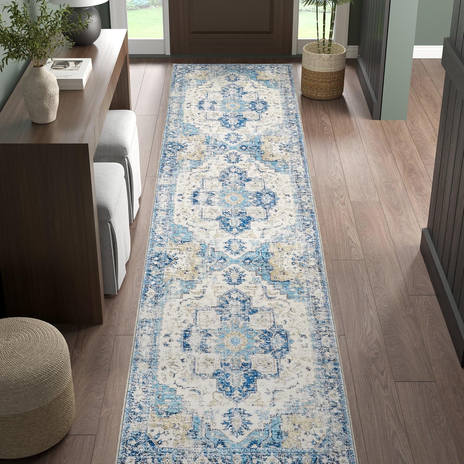 VIKAMA Bohemian Runner Rug Ant - Commercial Kitchen Mats ulasan dan harga