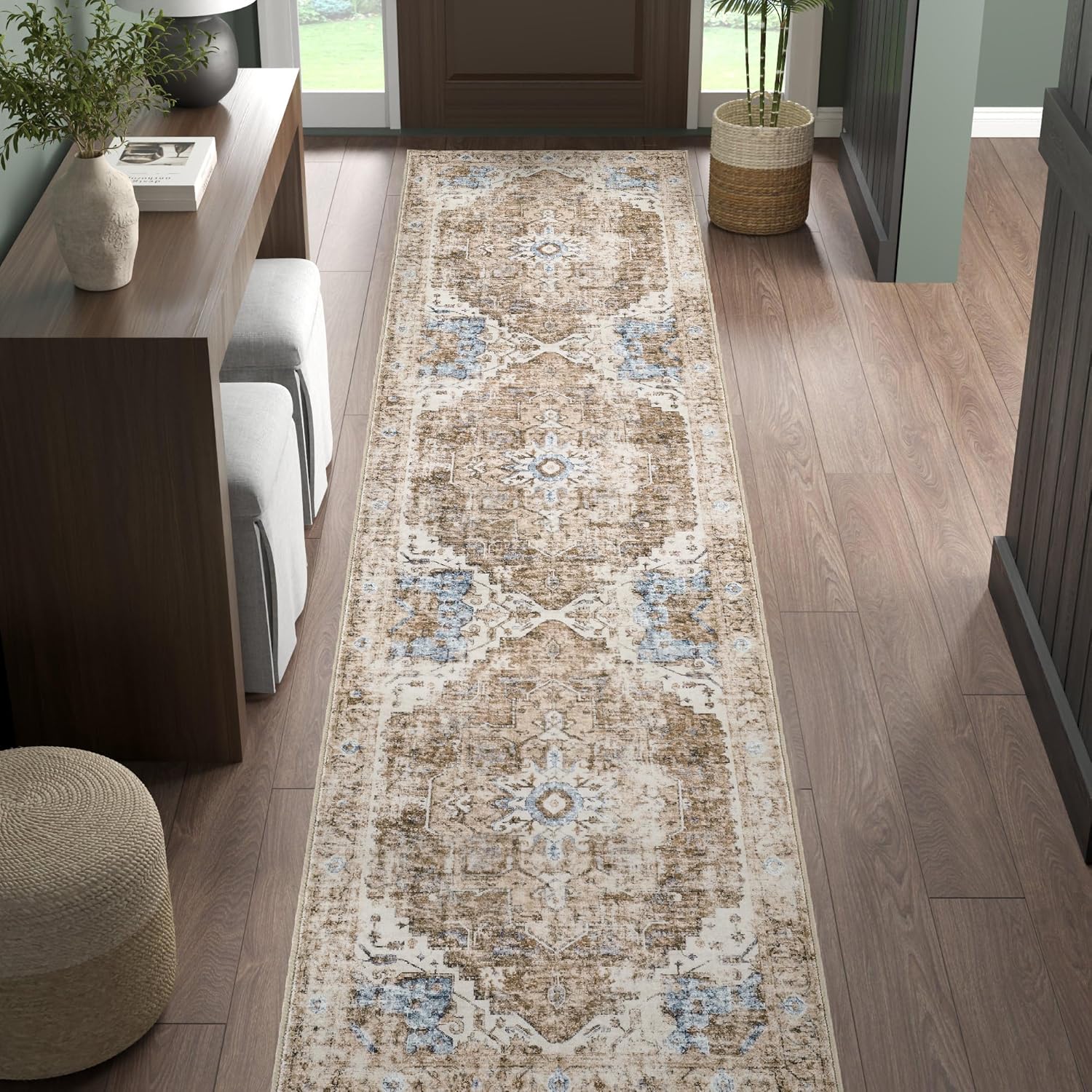 VIKAMA Bohemian Runner Rug Ant - Commercial Kitchen Mats ulasan dan harga