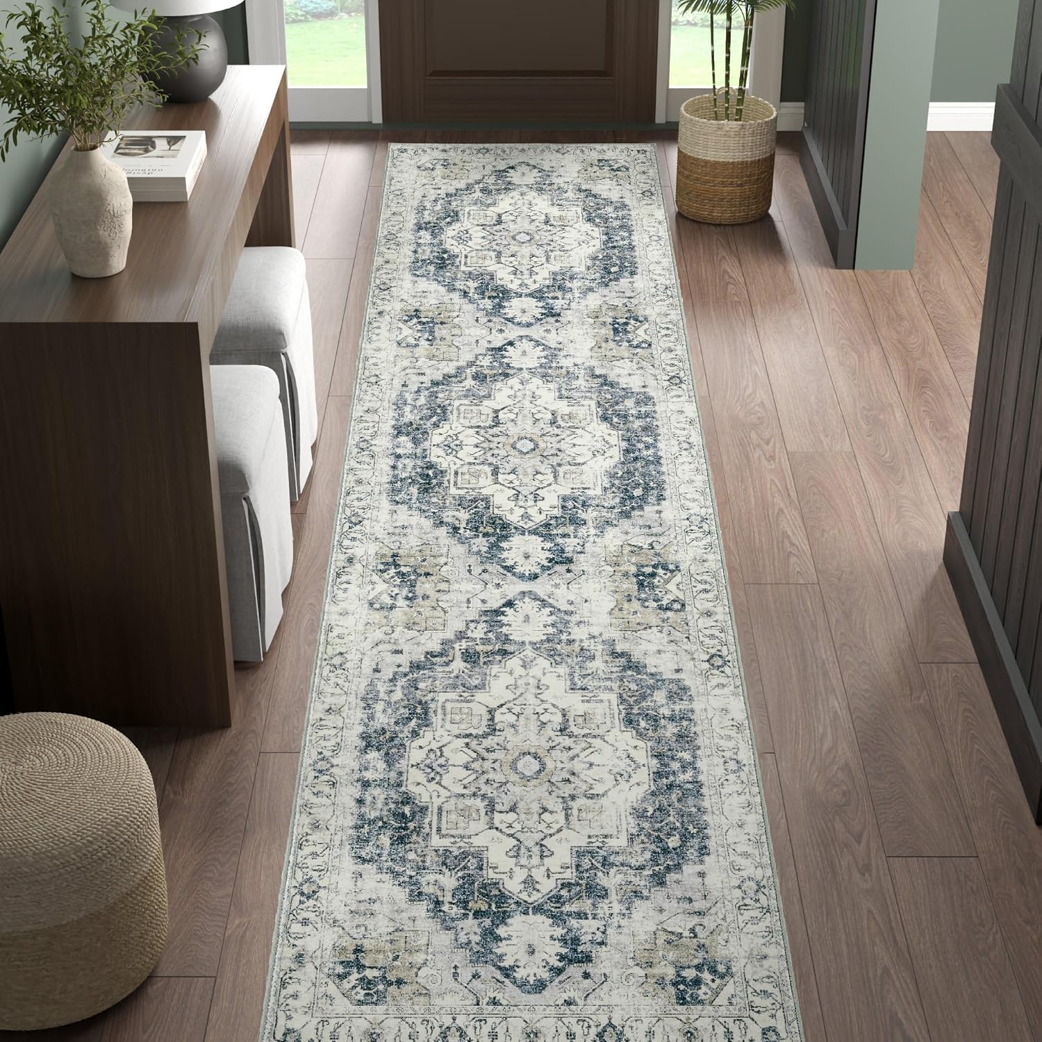 VIKAMA Bohemian Runner Rug Ant - Commercial Kitchen Mats ulasan dan harga