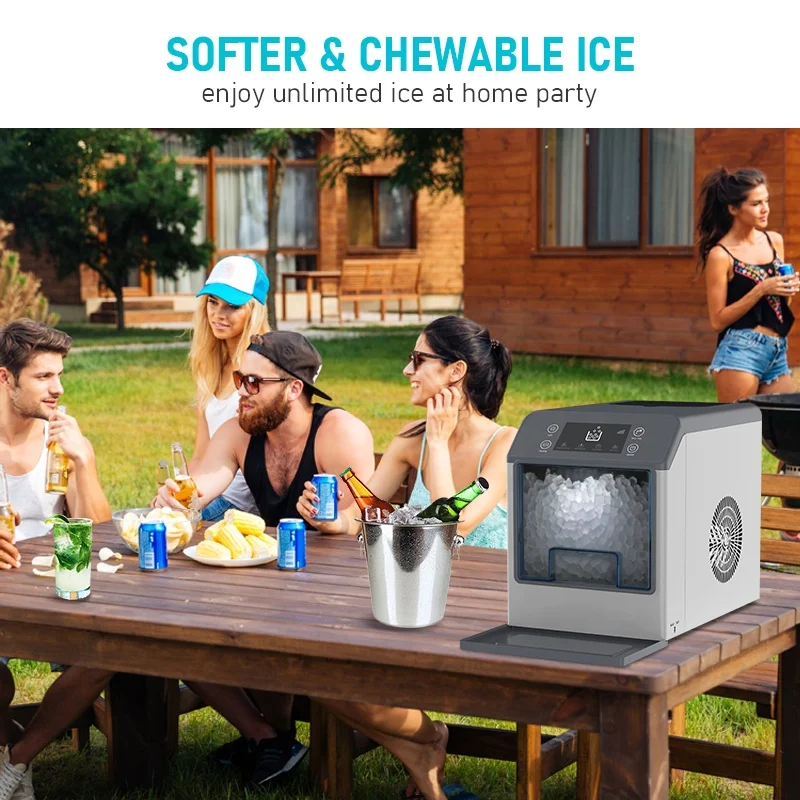 33LBS/24H Commercial Ice Maker - Commercial Kitchen Ice Machine ulasan dan harga