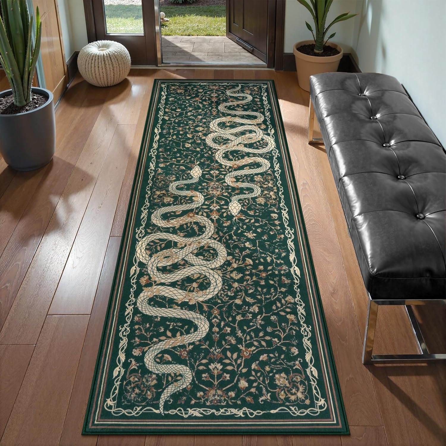 Hallway Carpet Runner Rug Blac - Commercial Kitchen Mats ulasan dan harga