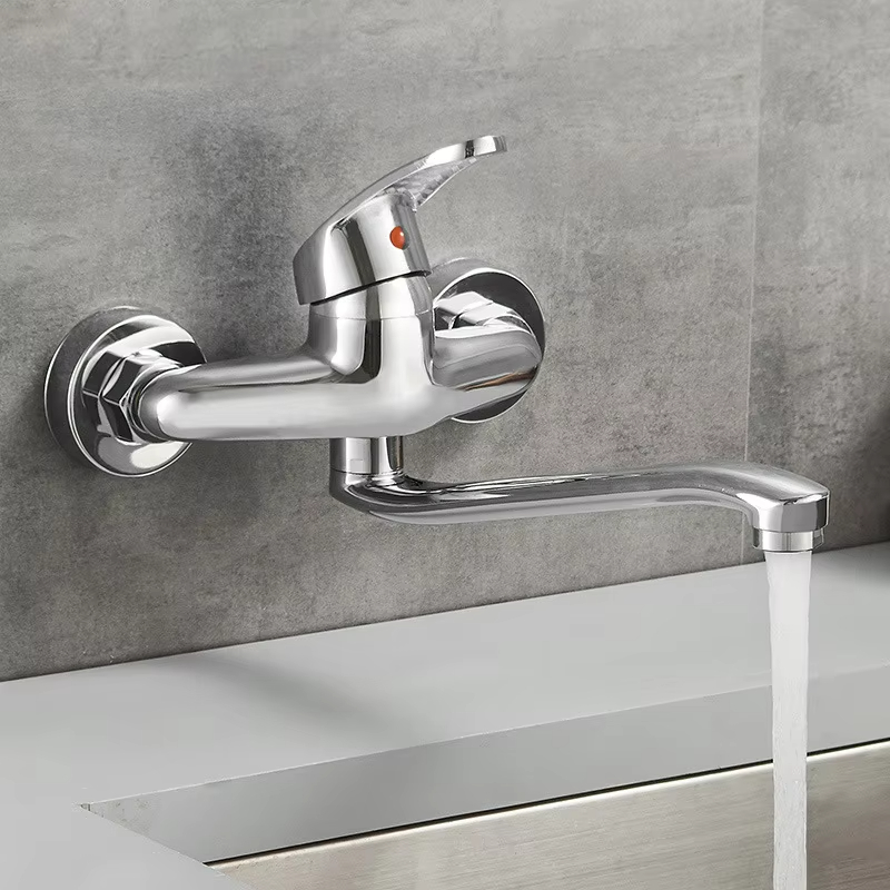 Double Hole Sink Faucet Kitche - Commercial Kitchen Faucet ulasan dan harga