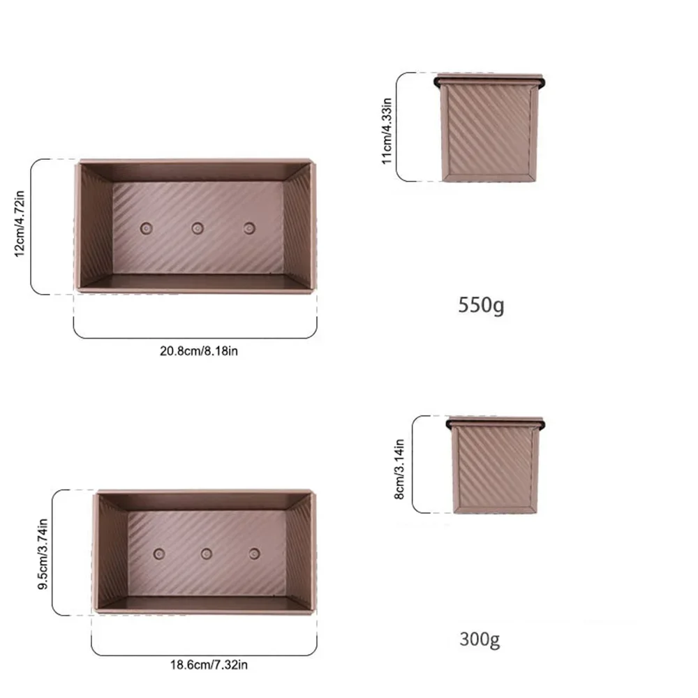 1Pcs Non-Stick Loaf Pan with L - Rotary Bakery Oven ulasan dan harga