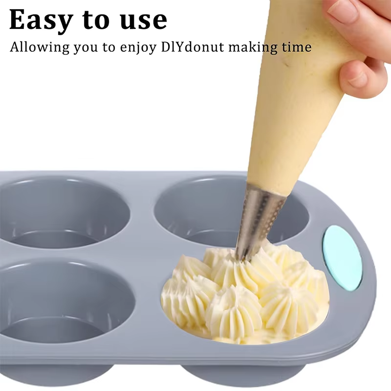 Silicone Fluted Cake Pans Non- - Rotary Bakery Oven ulasan dan harga