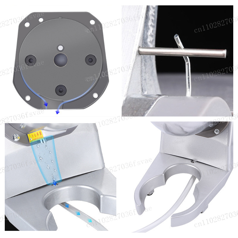 Double Blade Ice Crusher Machi - Commercial Kitchen Ice Machine ulasan dan harga